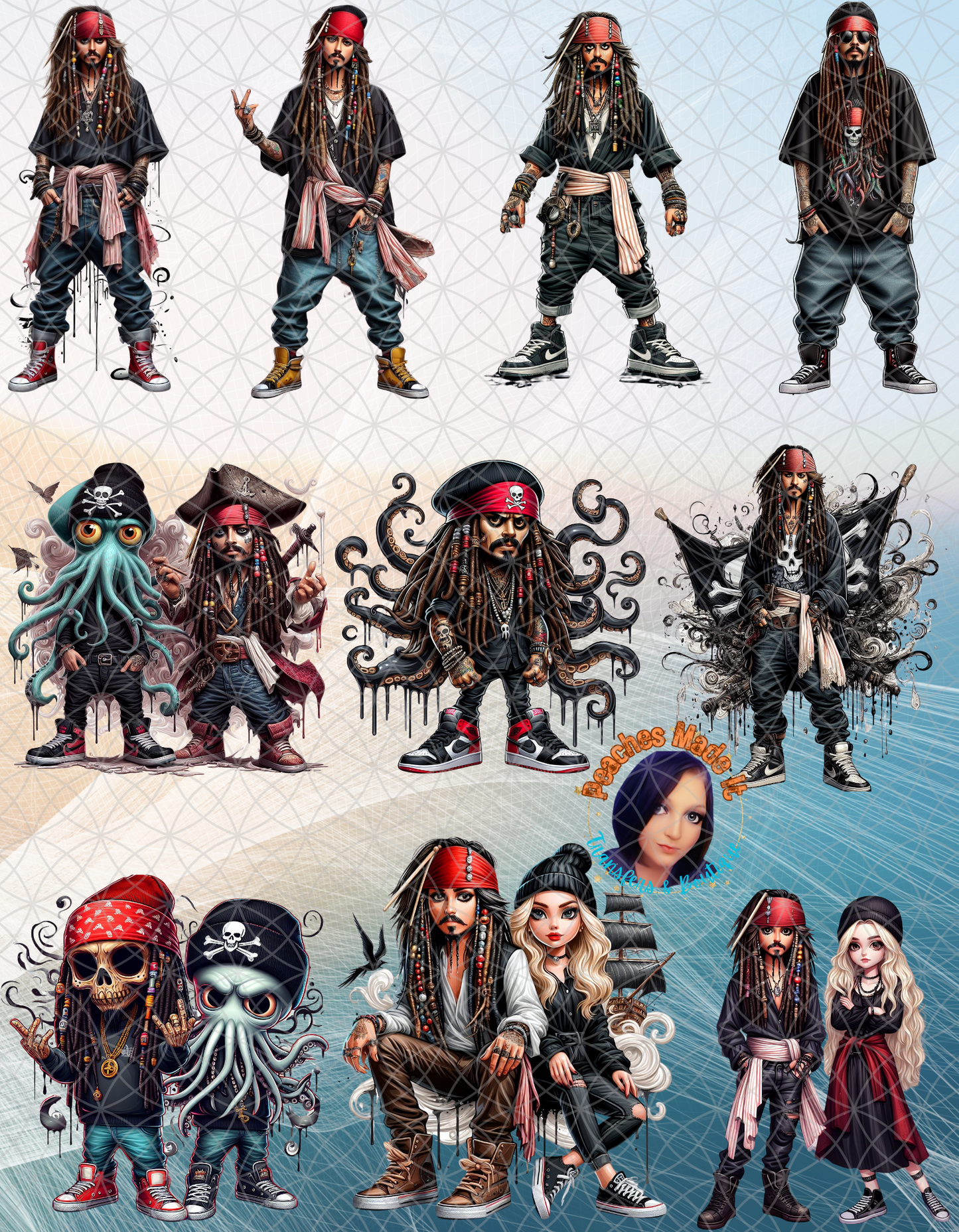 AI Pirates PNG Bundle