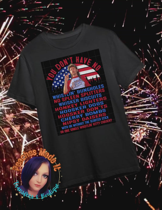Joe Dirt Fireworks T-shirt